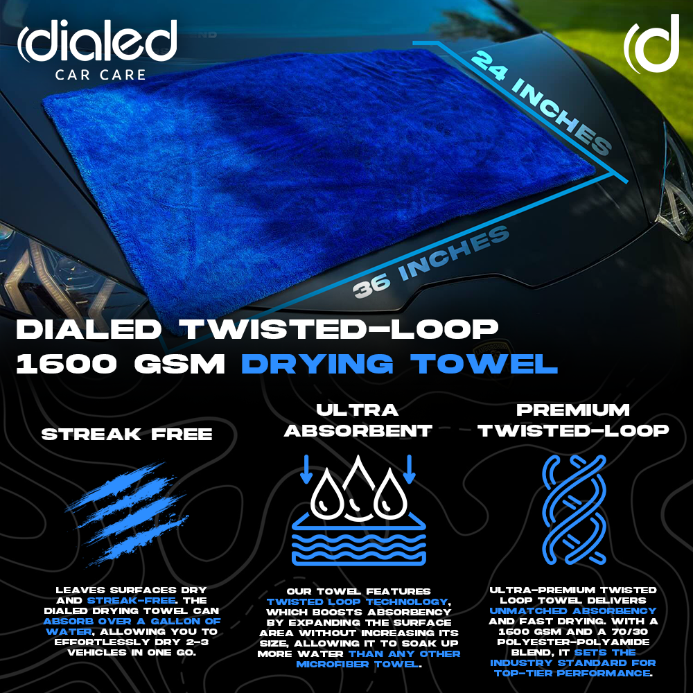 Dialed Drying Towel 1600GSM